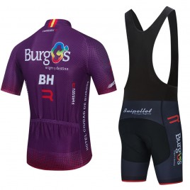 Ensemble cuissard vélo et maillot cyclisme équipe pro BURGOS BH 2021 Aero Mesh