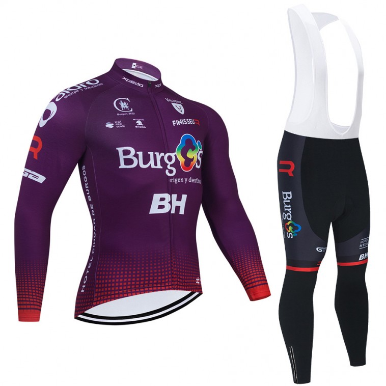 Ensemble cuissard vélo et maillot cyclisme hiver pro BURGOS BH 2021