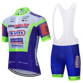 Ensemble cuissard vélo et maillot cyclisme équipe pro WANTY Gobert 2021 Aero Mesh