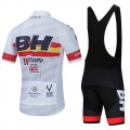 Ensemble cuissard vélo et maillot cyclisme équipe pro BH Templo Cafés UCC 2021 Aero Mesh Blanc