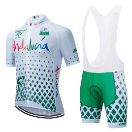 Ensemble cuissard vélo et maillot cyclisme équipe pro Andalucia 2021 Aero Mesh