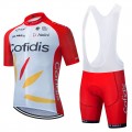 Ensemble cuissard vélo et maillot cyclisme équipe pro COFIDIS De Rosa 2021 Aero Mesh