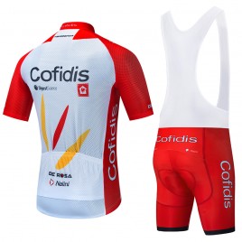 Ensemble cuissard vélo et maillot cyclisme équipe pro COFIDIS De Rosa 2021 Aero Mesh