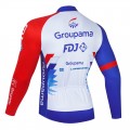 Maillot vélo hiver pro FDJ Groupama 2021