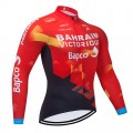 Maillot vélo hiver pro BAHRAIN 2021