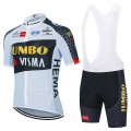 Tenue complète cyclisme équipe pro JUMBO VISMA 2021 Aero Mesh Blanc