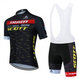 Ensemble cuissard vélo et maillot cyclisme équipe pro SCOTT SRAM 2021 Aero Mesh