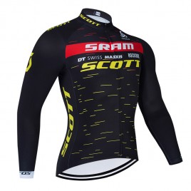 Maillot vélo hiver équipe pro SCOTT SRAM 2021