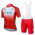 Ensemble cuissard vélo et maillot cyclisme équipe pro Andalucia 2021 Aero Mesh Rouge