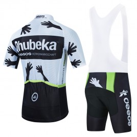 Ensemble cuissard vélo et maillot cyclisme équipe pro QHUBEKA 2021 Aero Mesh