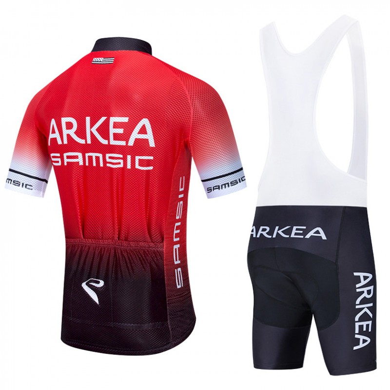 Ensemble cuissard velo et maillot cyclisme equipe pro ARKEA Samsic Aero Mesh 2021 Tenuevelo