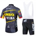 Ensemble cuissard vélo et maillot cyclisme équipe pro JUMBO Visma TOUR Aero Mesh 2021