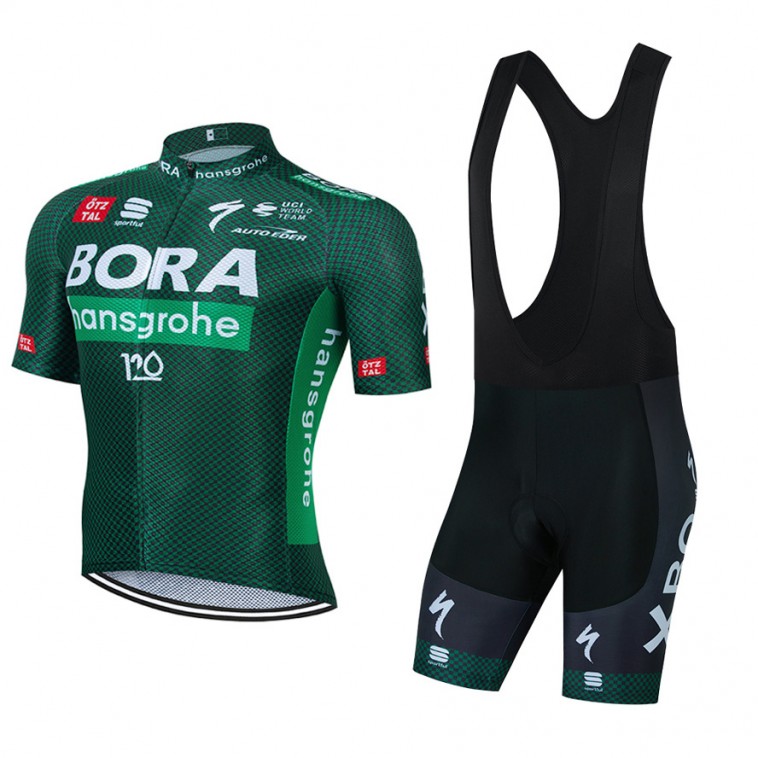 Ensemble cuissard vélo et maillot cyclisme équipe pro BORA Tour de France 2021 Aero Mesh