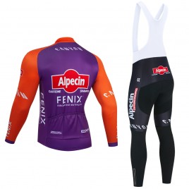 Ensemble cuissard vélo et maillot cyclisme hiver pro ALPECIN Fenix Tour de France 2021