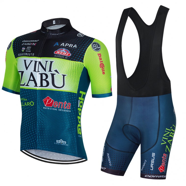 Ensemble cuissard vélo et maillot cyclisme équipe pro VINI ZABU 2021 Aero Mesh