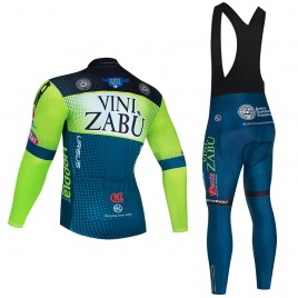 Ensemble cuissard vélo et maillot cyclisme hiver pro VINI ZABU 2021