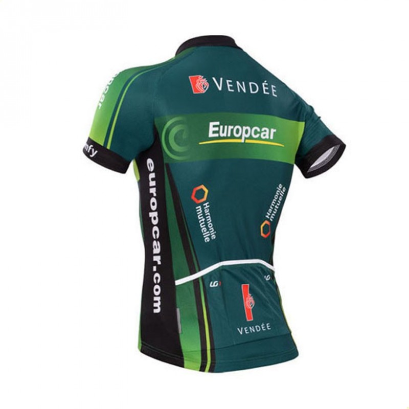 Ensemble cuissard velo et maillot cyclisme equipe pro Europcar Tenuevelo