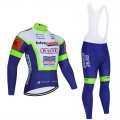 Ensemble cuissard vélo et maillot cyclisme hiver pro WANTY Gobert 2021