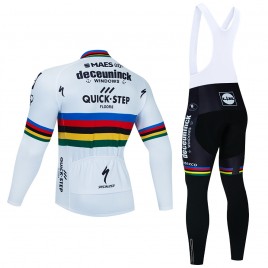 Ensemble cuissard vélo et maillot cyclisme hiver pro UCI Champion des champions 2021