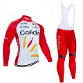 Ensemble cuissard vélo et maillot cyclisme hiver pro COFIDIS 2021