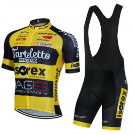 Ensemble cuissard vélo et maillot cyclisme équipe pro Tarteletto - Isorex 2021 Aero Mesh
