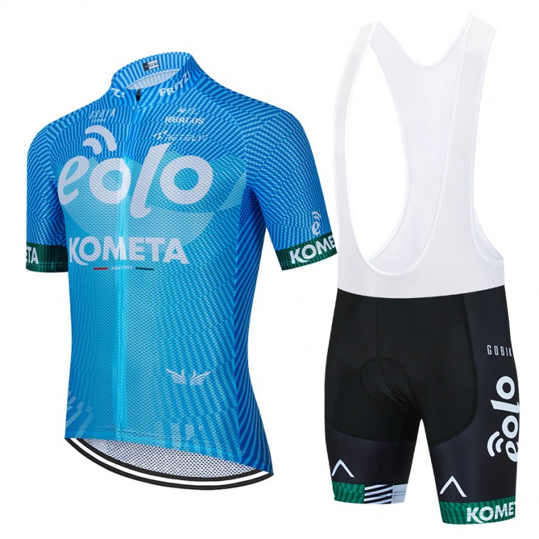 Ensemble cuissard vélo et maillot cyclisme équipe pro EOLO Kometa 2021 Aero Mesh
