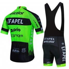 Ensemble cuissard vélo et maillot cyclisme équipe pro EFAPEL Anicolor 2021 Aero Mesh