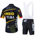 Ensemble cuissard vélo et maillot cyclisme équipe pro JUMBO Visma Hema 2021 Aero Mesh
