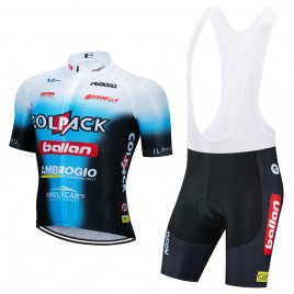 Ensemble cuissard vélo et maillot cyclisme équipe pro COLPACK Ballan 2021 Aero Mesh