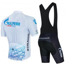 Ensemble cuissard vélo et maillot cyclisme équipe pro GAZPROM Rusvelo 2021 Aero Mesh