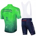 Ensemble cuissard vélo et maillot cyclisme équipe pro ASTANA 2022 Aero Mesh vert