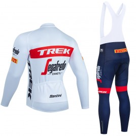 Ensemble cuissard vélo et maillot cyclisme hiver pro TREK Segafredo 2022