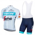 Ensemble cuissard vélo et maillot cyclisme équipe pro TREK Segafredo 2022 Aero Mesh bleu