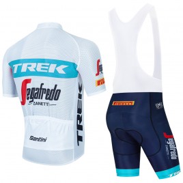 Ensemble cuissard vélo et maillot cyclisme équipe pro TREK Segafredo 2022 Aero Mesh bleu