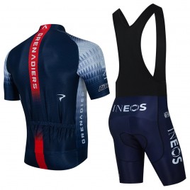 Ensemble cuissard vélo et maillot cyclisme équipe pro INEOS Grenadiers 2022 Aero Mesh blanc