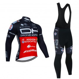 Ensemble cuissard vélo et maillot cyclisme hiver pro ANDRONI Giocattoli 2022