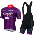 Ensemble cuissard vélo et maillot cyclisme équipe pro BURGOS BH 2022 Aero Mesh