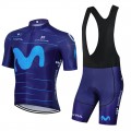 Ensemble cuissard vélo et maillot cyclisme équipe pro MOVISTAR 2022 Aero Mesh