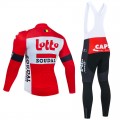 Ensemble cuissard vélo et maillot cyclisme hiver pro LOTTO Soudal 2022