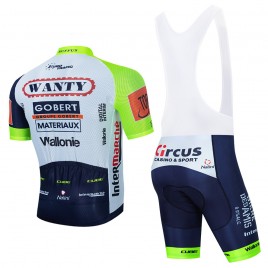 Ensemble cuissard vélo et maillot cyclisme équipe pro WANTY 2022 Aero Mesh