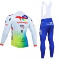 Ensemble cuissard vélo et maillot cyclisme hiver pro TotalEnergies 2022