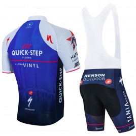 Ensemble cuissard vélo et maillot cyclisme équipe pro QUICK STEP 2022 Aero Mesh