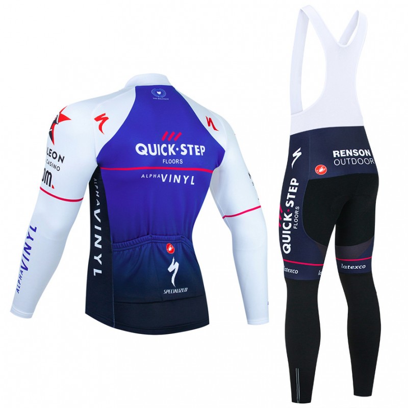 Ensemble cuissard vélo et maillot cyclisme hiver pro Specialized 