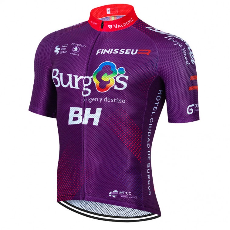 Maillot vélo équipe pro BURGOS BH 2022 Aero Mesh