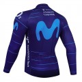 Maillot vélo hiver équipe pro MOVISTAR 2022