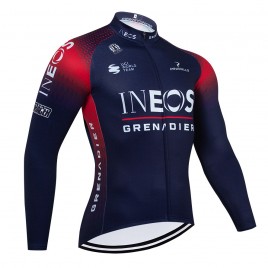 Maillot vélo hiver équipe pro INEOS Grenadiers 2022