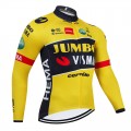 Maillot vélo hiver équipe pro JUMBO Visma 2022