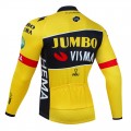 Maillot vélo hiver équipe pro JUMBO Visma 2022