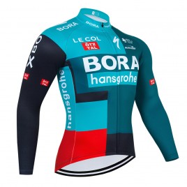 Maillot vélo hiver équipe pro BORA 2022