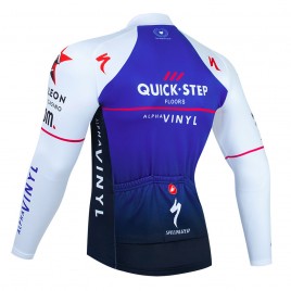 Maillot vélo hiver équipe pro QUICK STEP 2022